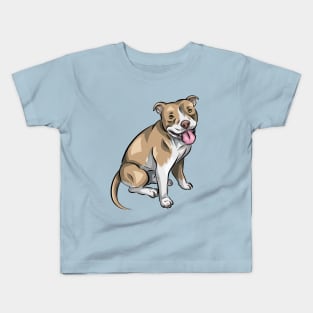 Fawn American Bully Kids T-Shirt